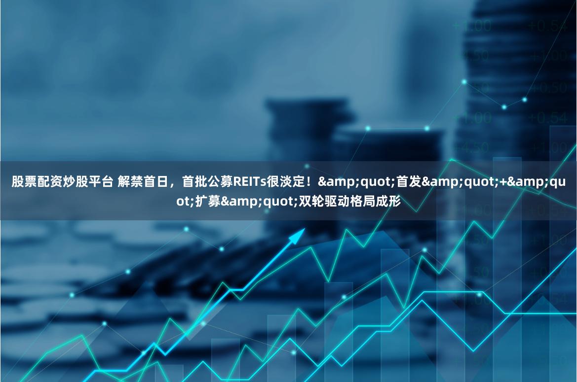 股票配资炒股平台 解禁首日，首批公募REITs很淡定！&quot;首发&quot;+&quot;扩募&quot;双轮驱动格局成形